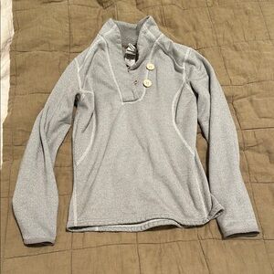 Northface Gray Button-Up Women's Sweater